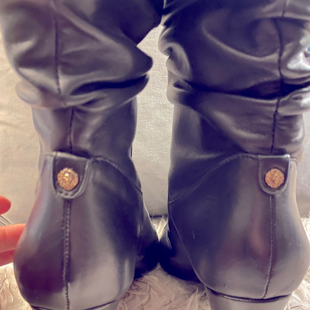 Real Italian leather slouch boots!